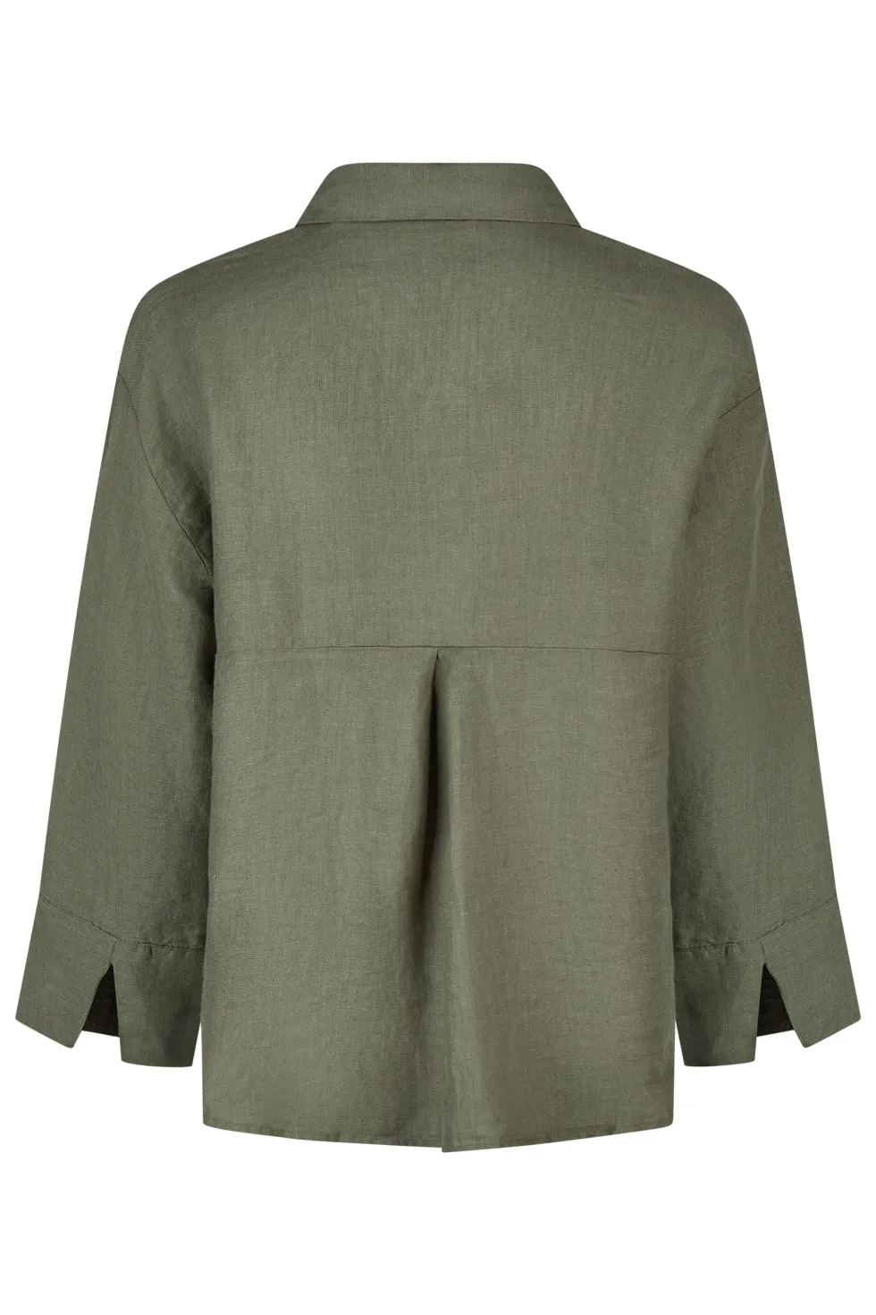 LEANDRA - 3/4-Arm Damenbluse, gewebt